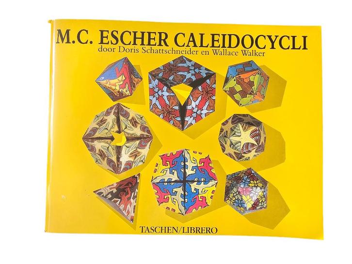 M.C. ESCHER CALEIDOCYCLI  Doris Schattschneider Wallace Walk, Boeken, Kunst en Cultuur | Beeldend, Zo goed als nieuw, Grafische vormgeving