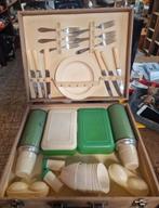 Vintage Picknick Koffer, Ophalen, Gebruikt, Zonder inhoud