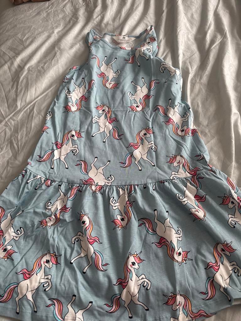 Nieuw H&M Eenhoorn Jurkje Maat 134/140, Ophalen of Verzenden, Nieuw, Meisje, Jurk of Rok