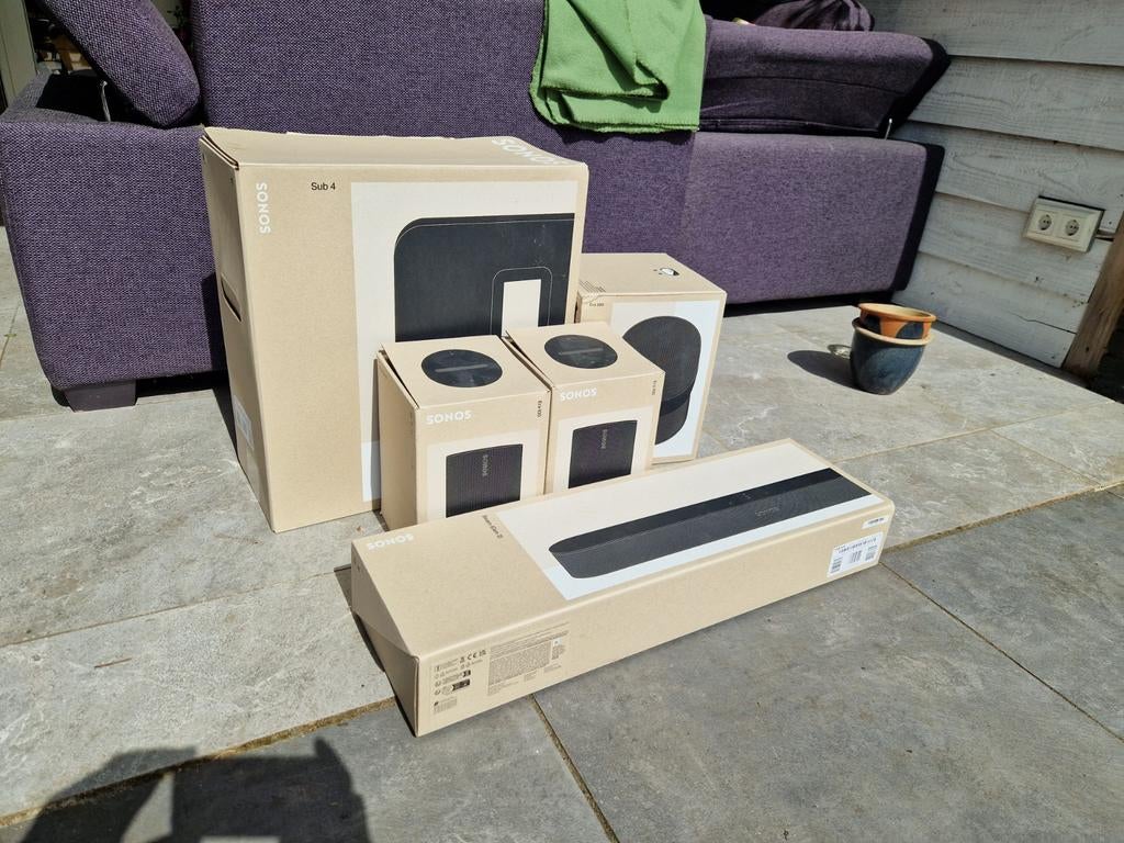 Lege Sonos dozen  gratis, zie omschrijving, Ophalen, Nieuw, Complete surroundset, Sonos