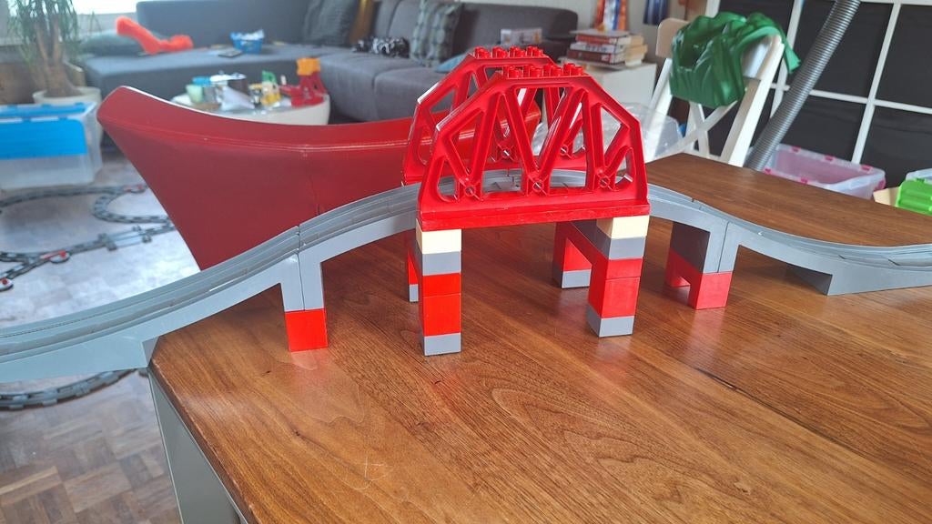 Lego Duplo Treinbrug, Ophalen, Gebruikt, Overige thema's, Duplo