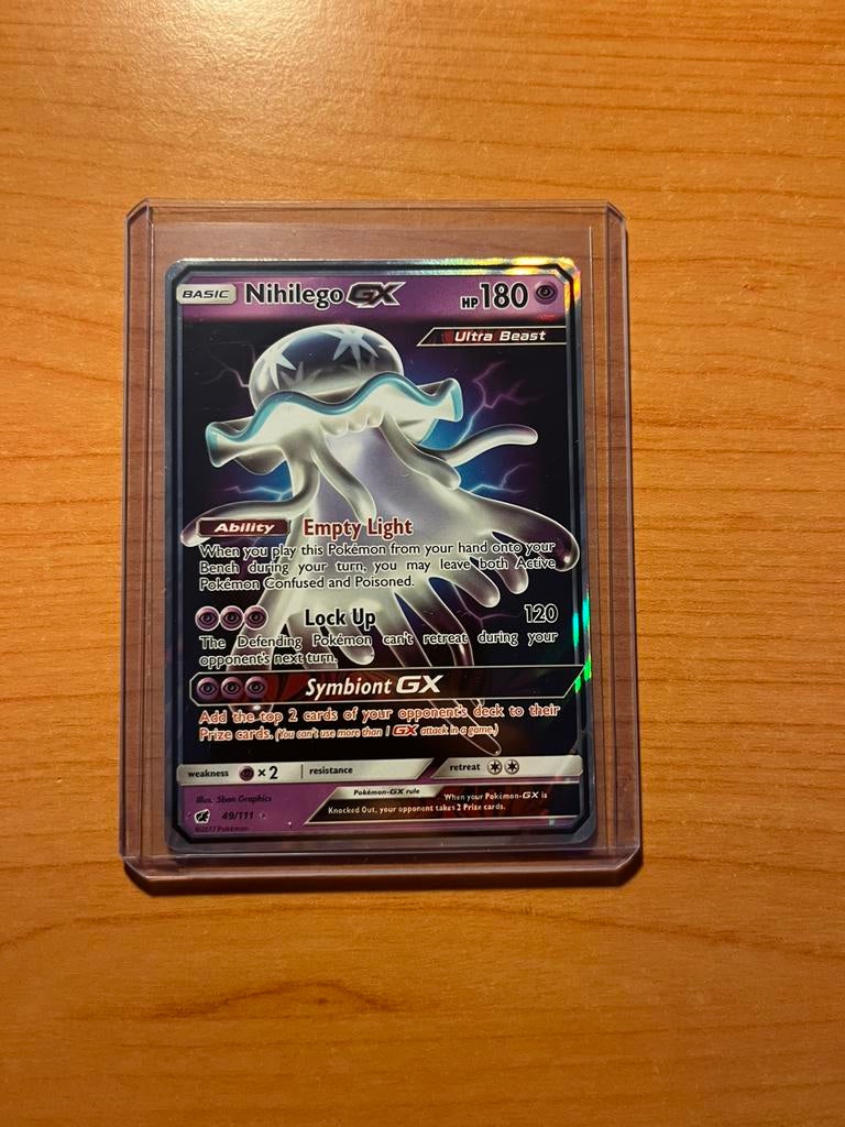 Nihilego GX #49/111 - Crimson Invasion, Ophalen of Verzenden, Zo goed als nieuw