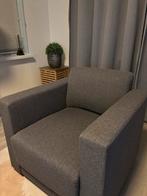 Grijze Fauteuil - Comfortabel en Stijlvol, Ophalen, Zo goed als nieuw, Stof, 75 tot 100 cm