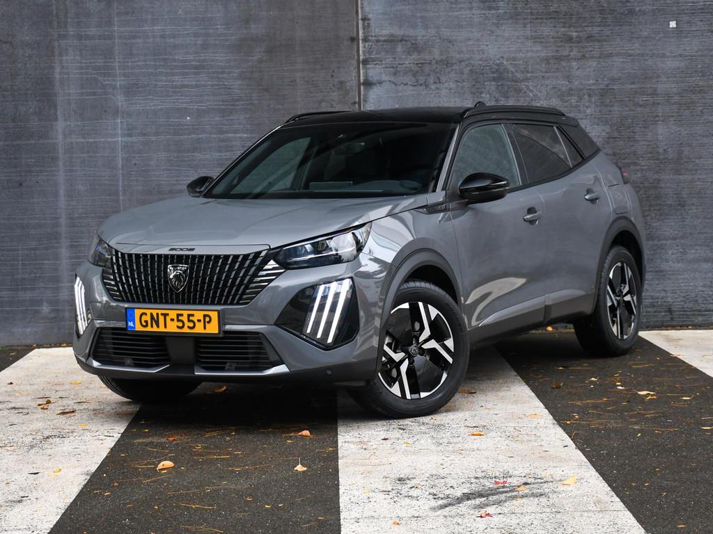 Peugeot 2008 GT 1.2 Hybrid 145pk Automaat KEYLESS | 17''LM |, Auto's, Peugeot, Bedrijf, Te koop, ABS, Achteruitrijcamera, Adaptive Cruise Control