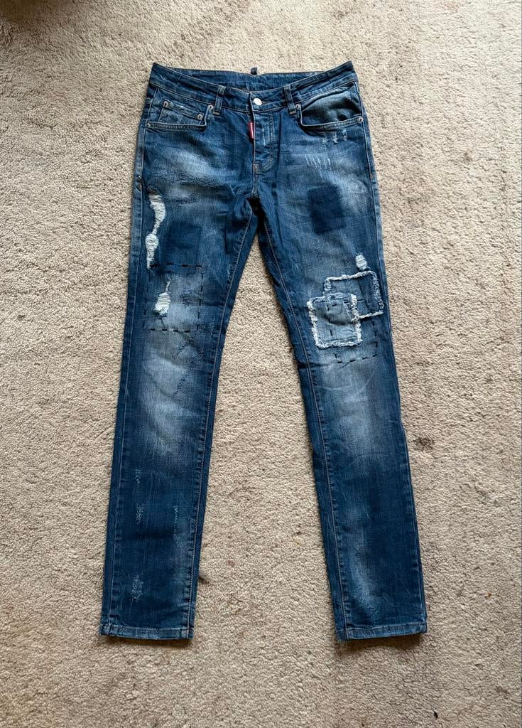 Dsquared2 Jeans - Blauw - Maat W30, Ophalen of Verzenden, Gedragen, Blauw, W32 (confectie 46) of kleiner