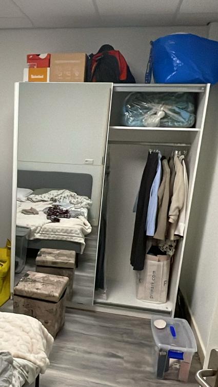 Jysk Raberg wardrobe 150x200, Ophalen, Nieuw, 50 tot 75 cm, 150 tot 200 cm