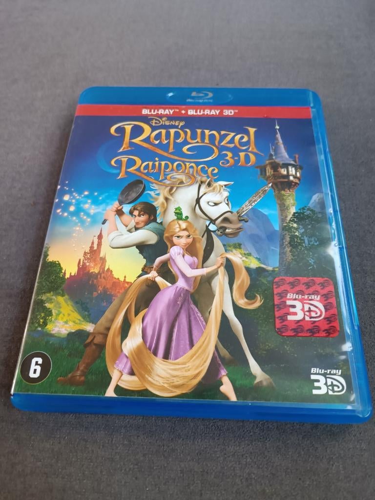 Rapunzel 3D - bluray, Ophalen of Verzenden, Zo goed als nieuw, Actie