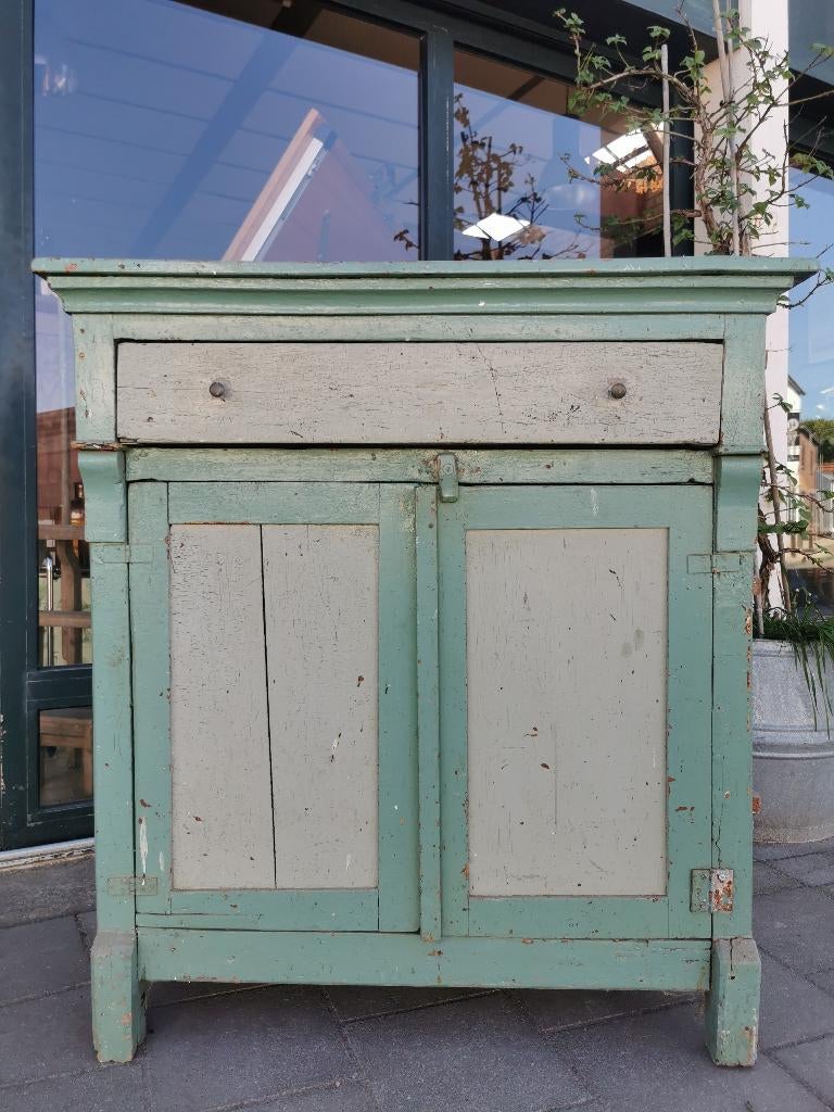 Brocante kast, Antiek en Kunst, Curiosa en Brocante, Ophalen