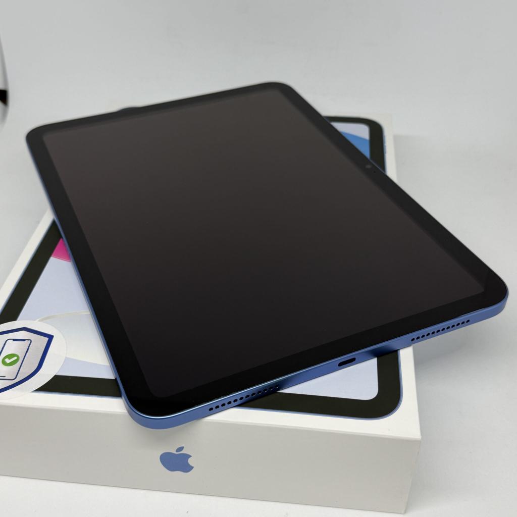 iPad 10e 256GB blauw /krasvrij /93% batt /garantie, Computers en Software, Apple iPads, Apple, Zo goed als nieuw, Support@apple.com