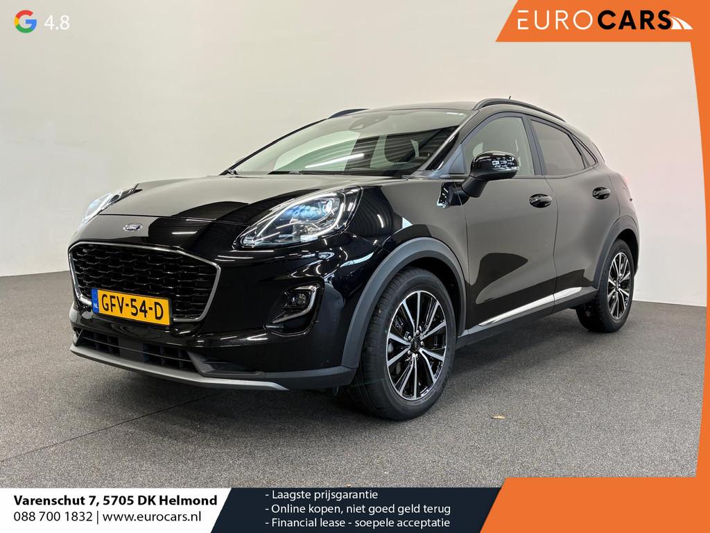 Ford Puma 1.0 EcoBoost 125pk MHEV Titanium | Navigatie | App, Auto's, Ford, Voorwielaandrijving, Euro 6, Traction-control, Zwart