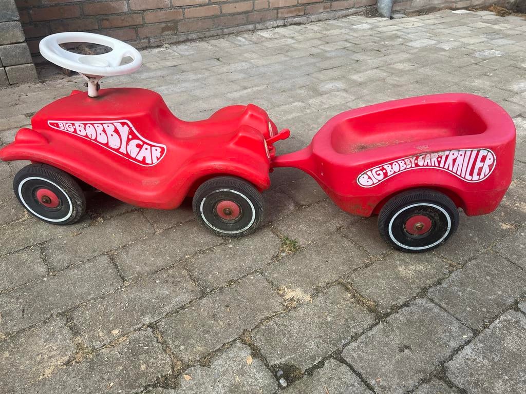 BIG Bobby Car loopauto met aanhanger voor kinderen, Ophalen, Gebruikt