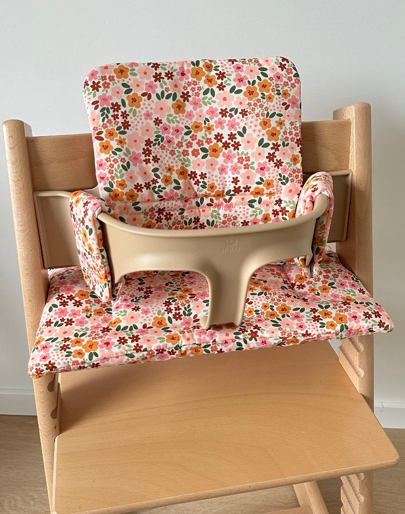 Kussenset - Bloesemfeest - voor de Strokke Tripp Trapp, Kinderen en Baby's, Kinderstoelen, Stoelverkleiner, Info@bengelenbabbel.nl
