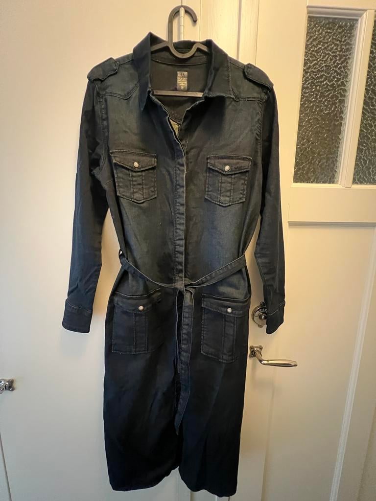 NIEUW Blue daze denim jurk donker blauw 36, Blauw, Nieuw, Ophalen of Verzenden, Maat 36 (S)