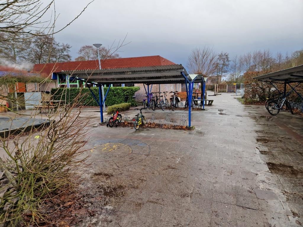 Fietsenstalling met dak, Fietsen en Brommers, Ophalen, Gebruikt