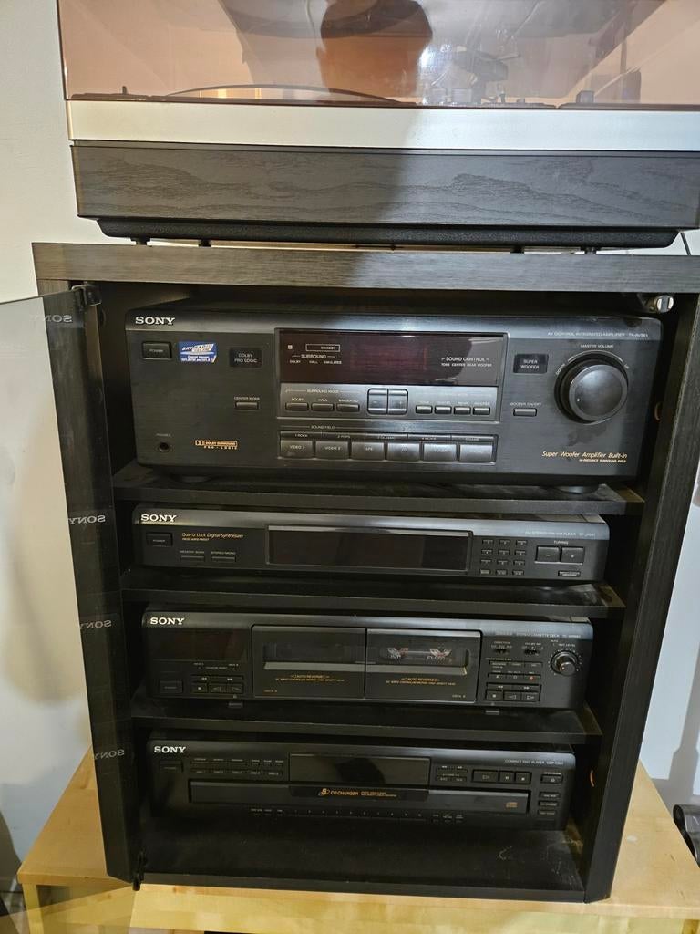 Sony Hifi Set met Versterker, Tuner, Cassettedeck en CD-spel, Gebruikt, Tuner of Radio, 1-7-1 Konan Minato-ku, Tokyo 108-0075, Japan