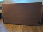 Bruin Stoffen Hoofdbord Boxspring 180x100cm, Huis en Inrichting, Ophalen, Bruin, Tweepersoons, Zo goed als nieuw