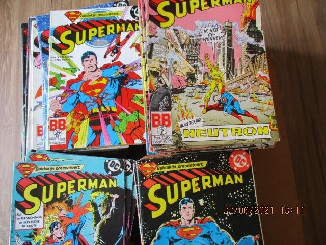 adv4537 superman baldakijn, Boeken, Strips | Comics, Eén comic, Ophalen, Gelezen, Overige gebieden
