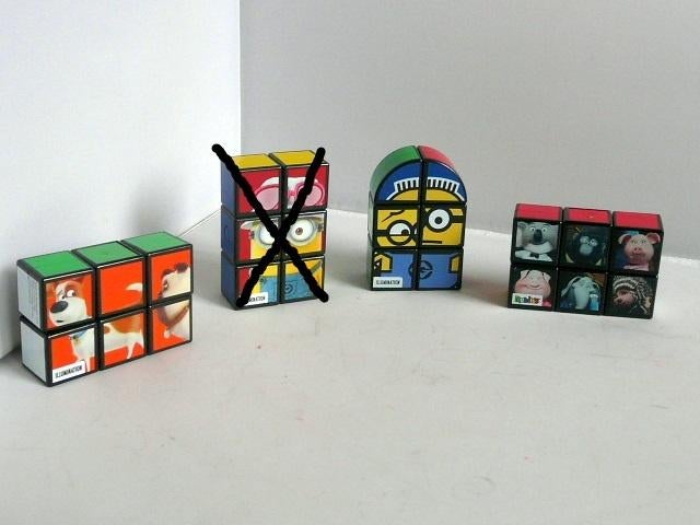 McDonalds 2018 # Rubiks Illumination (3x), Hobby en Vrije tijd, Denksport en Puzzels, Ophalen of Verzenden, Minder dan 500 stukjes