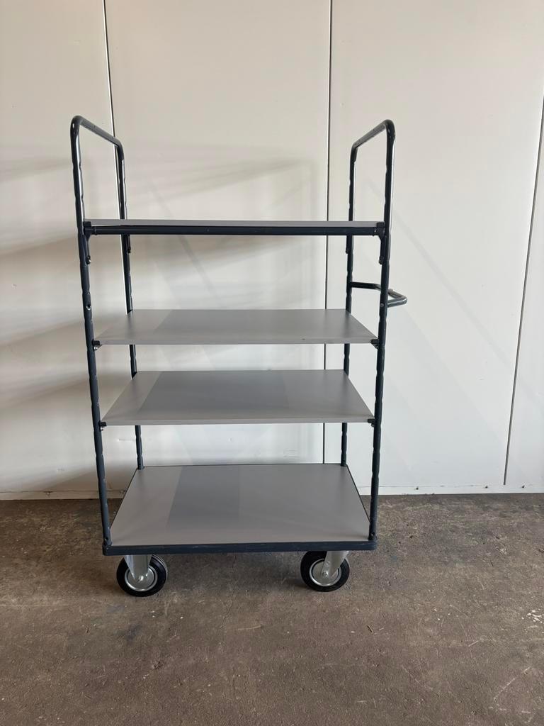 Fetra etagewagen / magazijnwagen / magazijnkar / kar wagen, Doe-het-zelf en Verbouw, Transportwagens, Gebruikt, Transportkar, 100 liter of meer