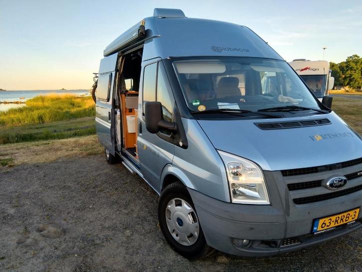 Buscamper Globecar Fortscout, Caravans en Kamperen, Campers, Particulier, tot en met 3, Buscamper of Camperbus, Ford, Ford, Diesel
