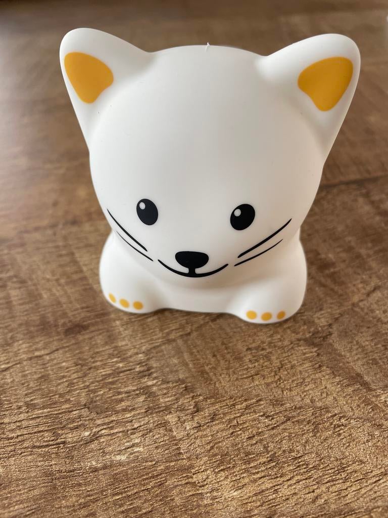 Ikea Töväder nachtlampje kat - LED, batterij, Ophalen of Verzenden, Zo goed als nieuw, Lamp