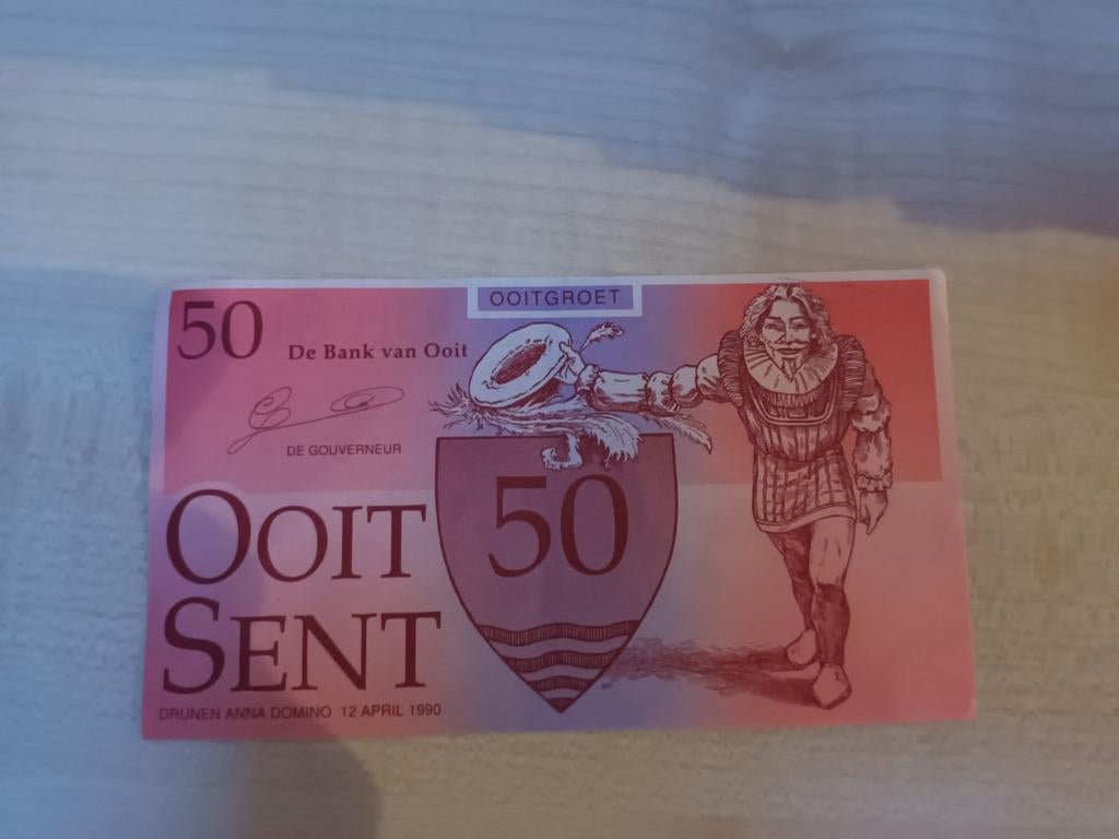 50 Ooit Sent biljet - Het Land van Ooit, Ophalen of Verzenden, Euro's, Los biljet