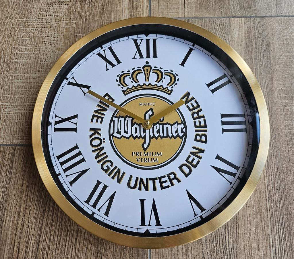 Klok WARSTEINER rond Ø30CM, Ophalen of Verzenden, Nieuw, Reclamebord, Plaat of Schild, Overige merken