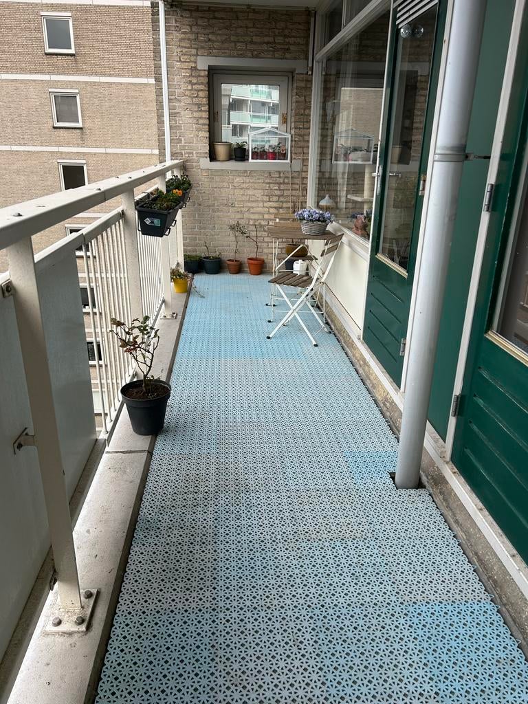 Balkontegels / vlondertegels, Ophalen, Kunststof, Gebruikt, 10 m² of meer