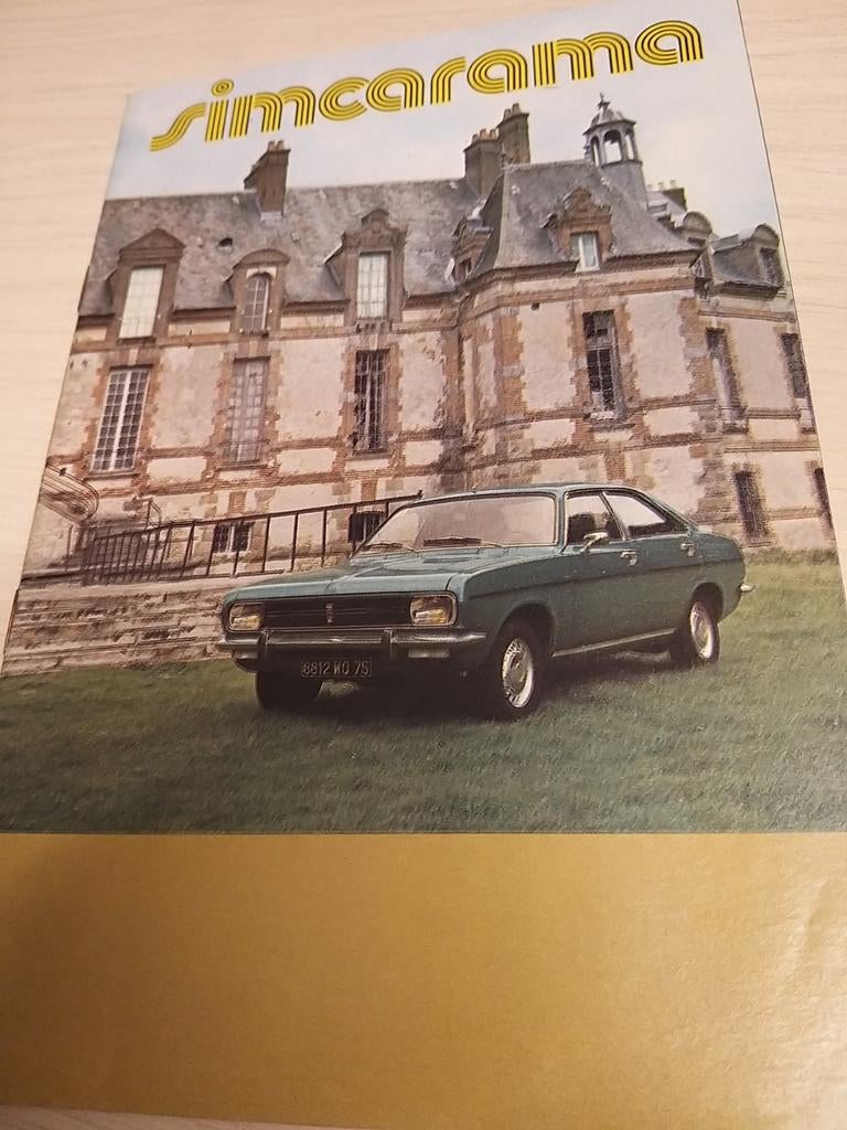 Jaren 70 Simca Matra LX 530 Simcarama Simca 1200 S coupés, Boeken, Ophalen of Verzenden, Zo goed als nieuw, Overige merken