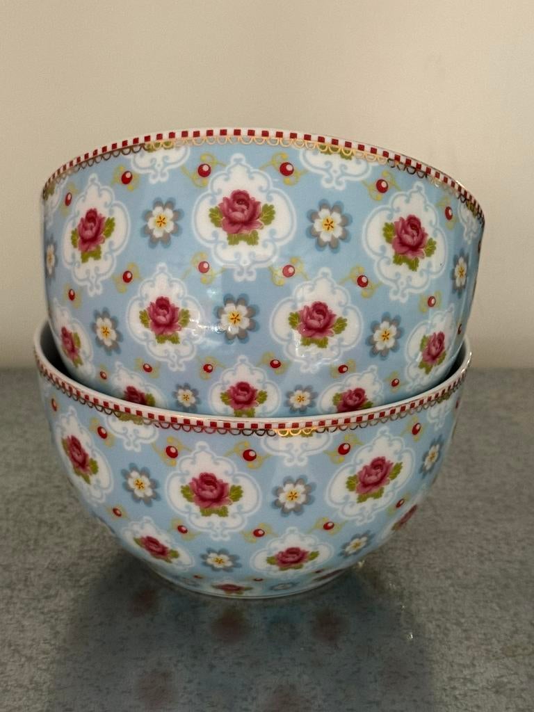 Pip Studio servies 2 kommen 15 cm, Huis en Inrichting, Keuken | Servies, Ophalen of Verzenden, Zo goed als nieuw, Kom(men), Overige stijlen