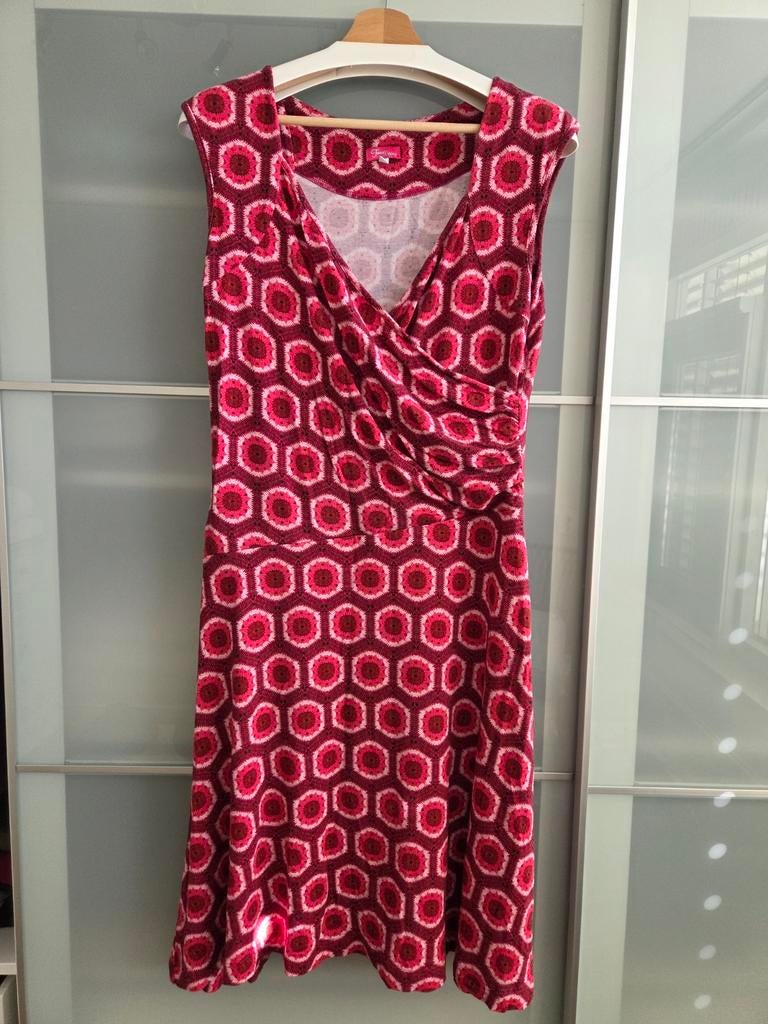 Tante Betsy jurk. rood. Maat m/l, Ophalen of Verzenden, Zo goed als nieuw