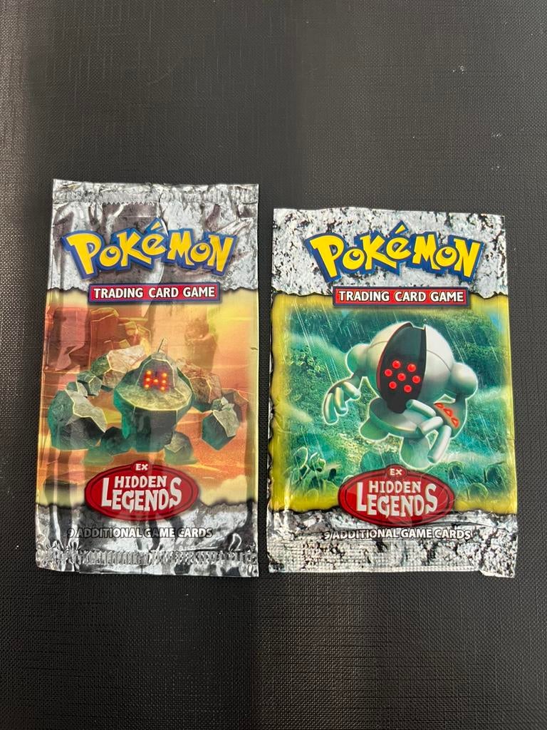 Pokemon booster empty ex hidden legends, Ophalen of Verzenden, Zo goed als nieuw, Booster