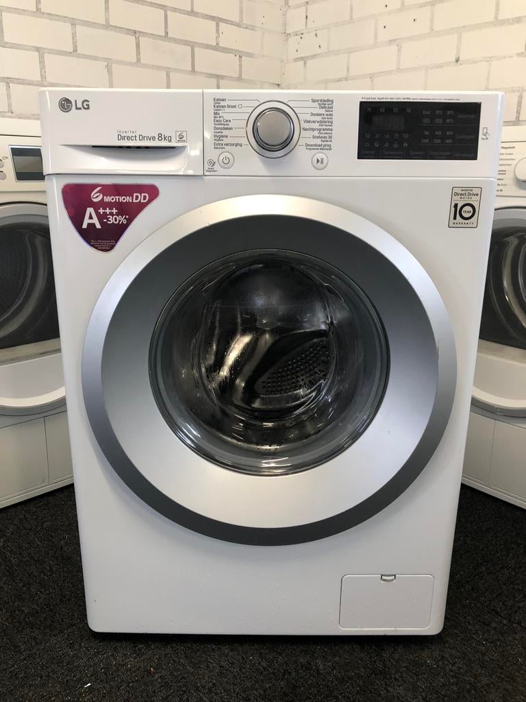 €325 A+++ 8kg LG wasmachine MET GARANTIE OPHALEN 7dgn pw, Ophalen, Minder dan 85 cm, 8 tot 10 kg, Kort programma