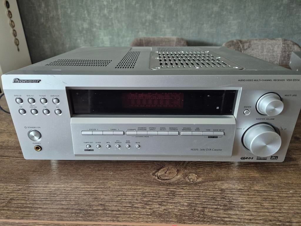 Pioneer Receiver VSX-D514, Audio, Tv en Foto, Home Cinema-sets, Ophalen, 70 watt of meer, Pioneer, 5.1-systeem