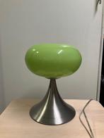Tafellamp Prisma Leuchten groen mushroom paddestoel, Ophalen, Zo goed als nieuw, Glas, Minder dan 50 cm