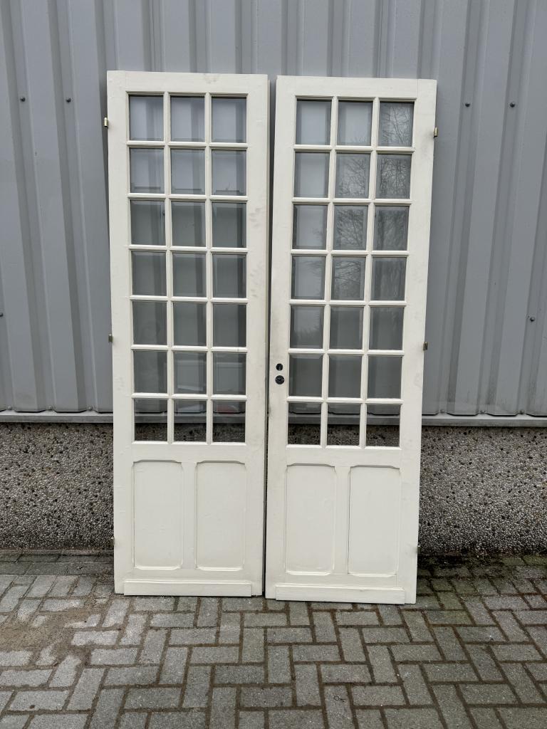 prachtig tweeluik met facet geslepen glas, La belle porte, Jurgen.hoogenboezem@gmail.com, Binnendeur, Zo goed als nieuw
