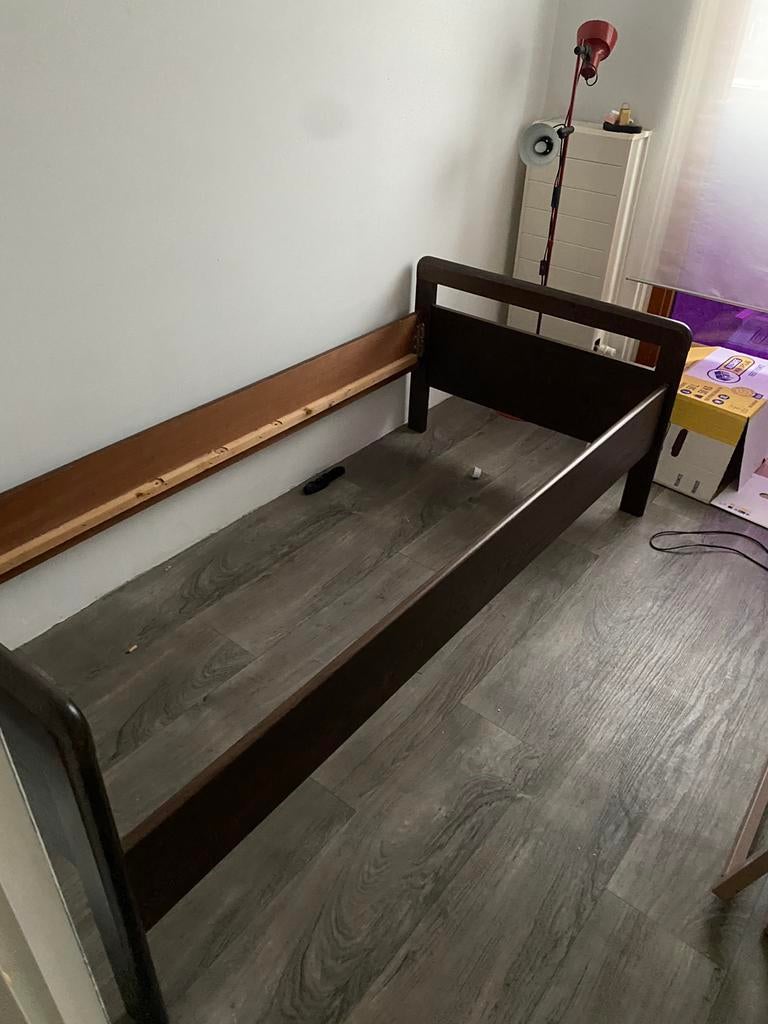 Bed Auping bedbodem, Ophalen, 90 cm, Eenpersoons, Zo goed als nieuw