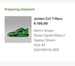 Jordan CJ1- TRexx Green Spark Jumpman Jack Travis Scott 44, Overige kleuren, Verzenden, Nieuw, Sneakers of Gympen