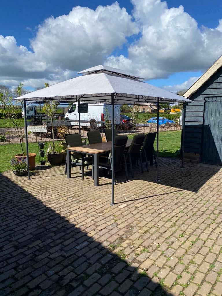 Prieël 3x4 nieuw in de doos, Tuin en Terras, Ophalen, Opvouwbaar, Overige typen, Nieuw