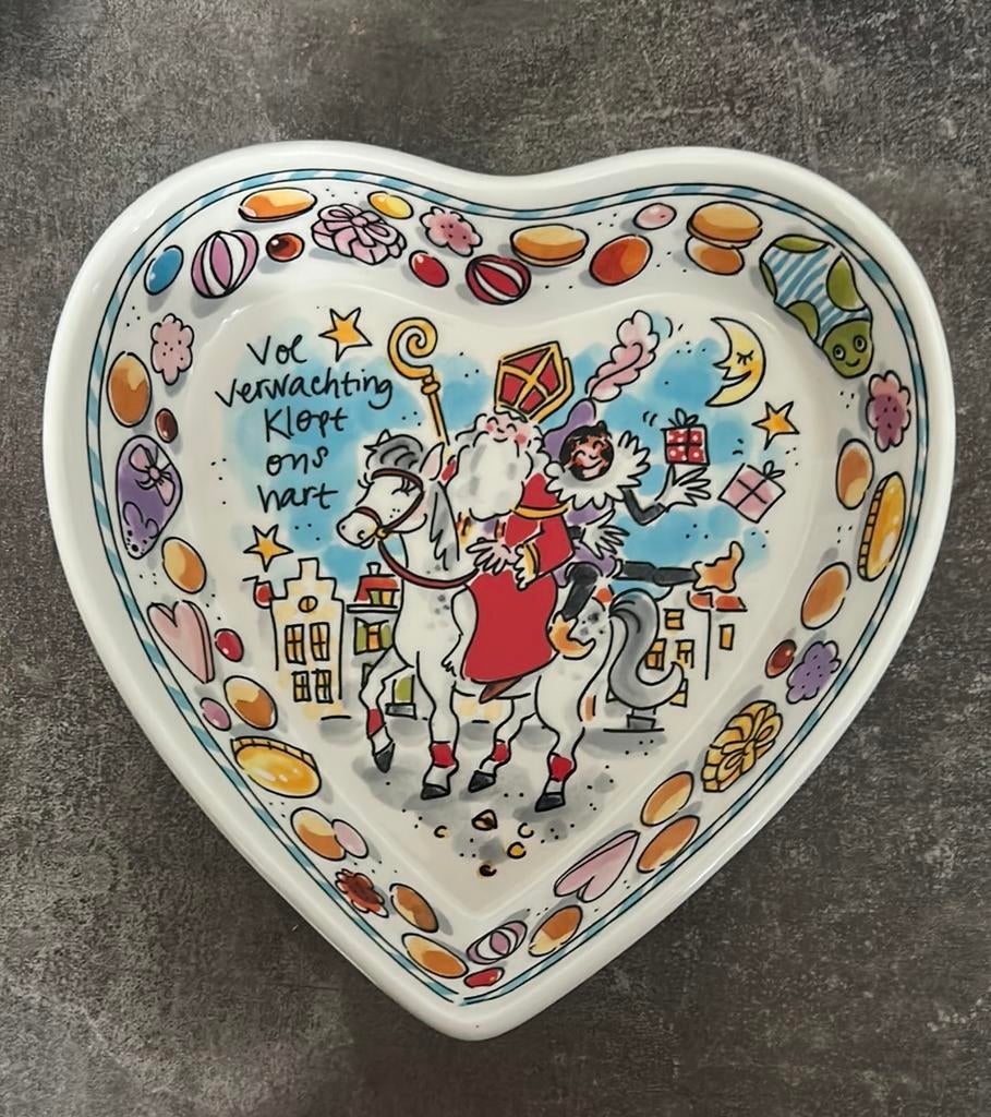 Blond amsterdam hartjes schaal sinterklaas., Huis en Inrichting, Blond Amsterdam, Nieuw, Ophalen of Verzenden, Schaal of Schalen