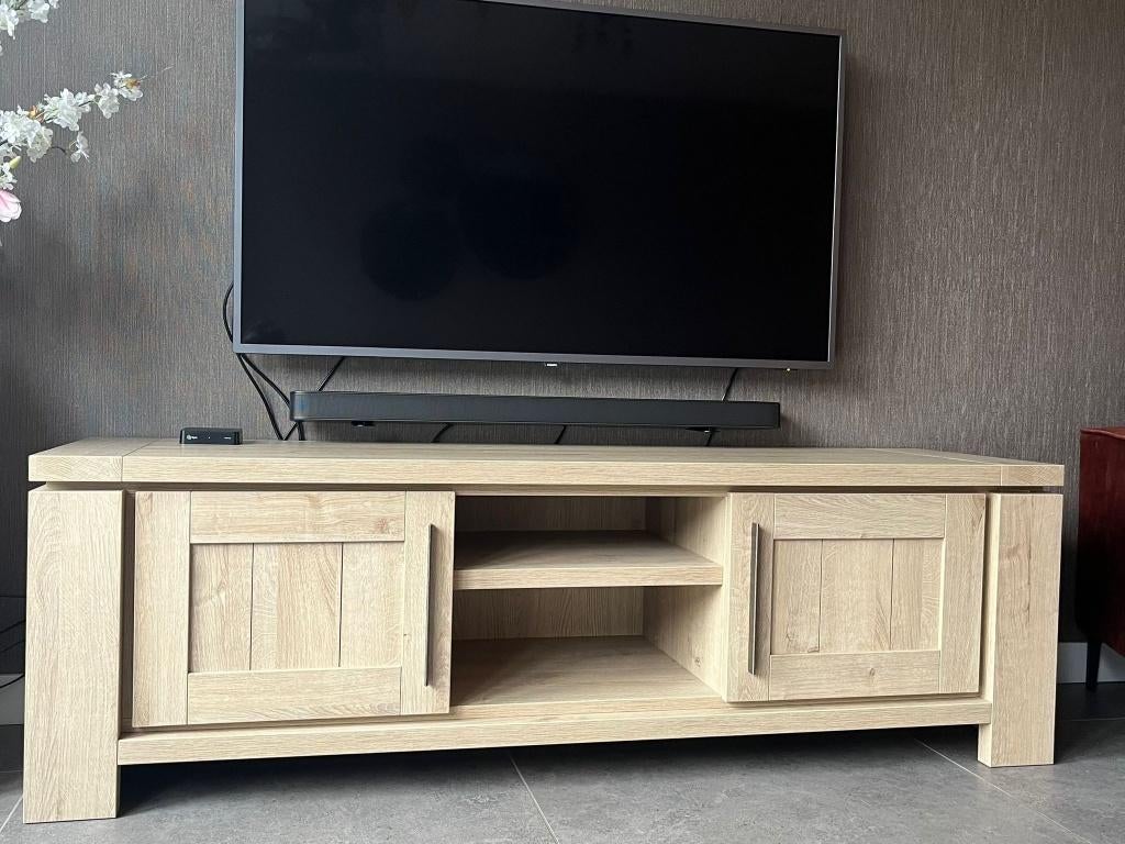 tv kast, Huis en Inrichting, Kasten | Televisiemeubels, Ophalen, Overige materialen, 150 tot 200 cm, Zo goed als nieuw
