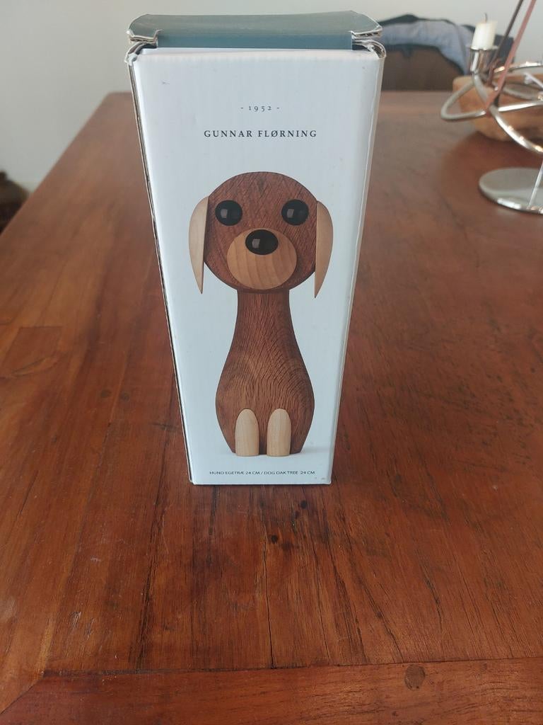 Gunnar Flørning hond 24 cm GROOT, Ophalen of Verzenden, Nieuw