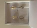 DRKS bruids oorbellen met parel, Met kristal, Overige materialen, Hangers, Wit