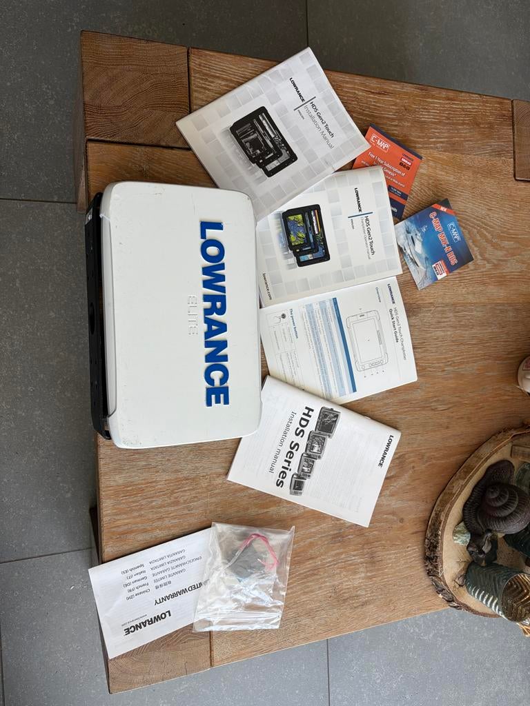 Lowrance Elite 9 Ti2 Fishfinder/Kaartplotter, Watersport en Boten, Ophalen of Verzenden, Zo goed als nieuw, Kaartplotter of Fish Finder