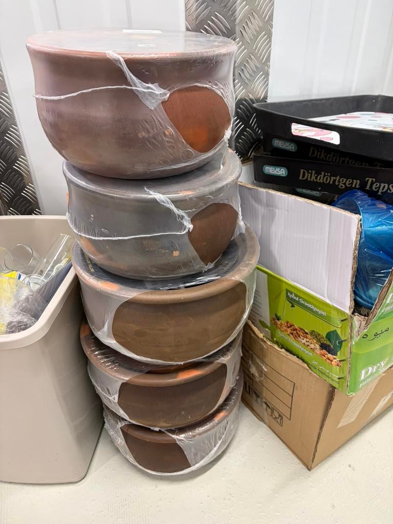 Aardewerk kookpot, Ophalen, Nieuw, Overige materialen, Kookpan of Snelkookpan