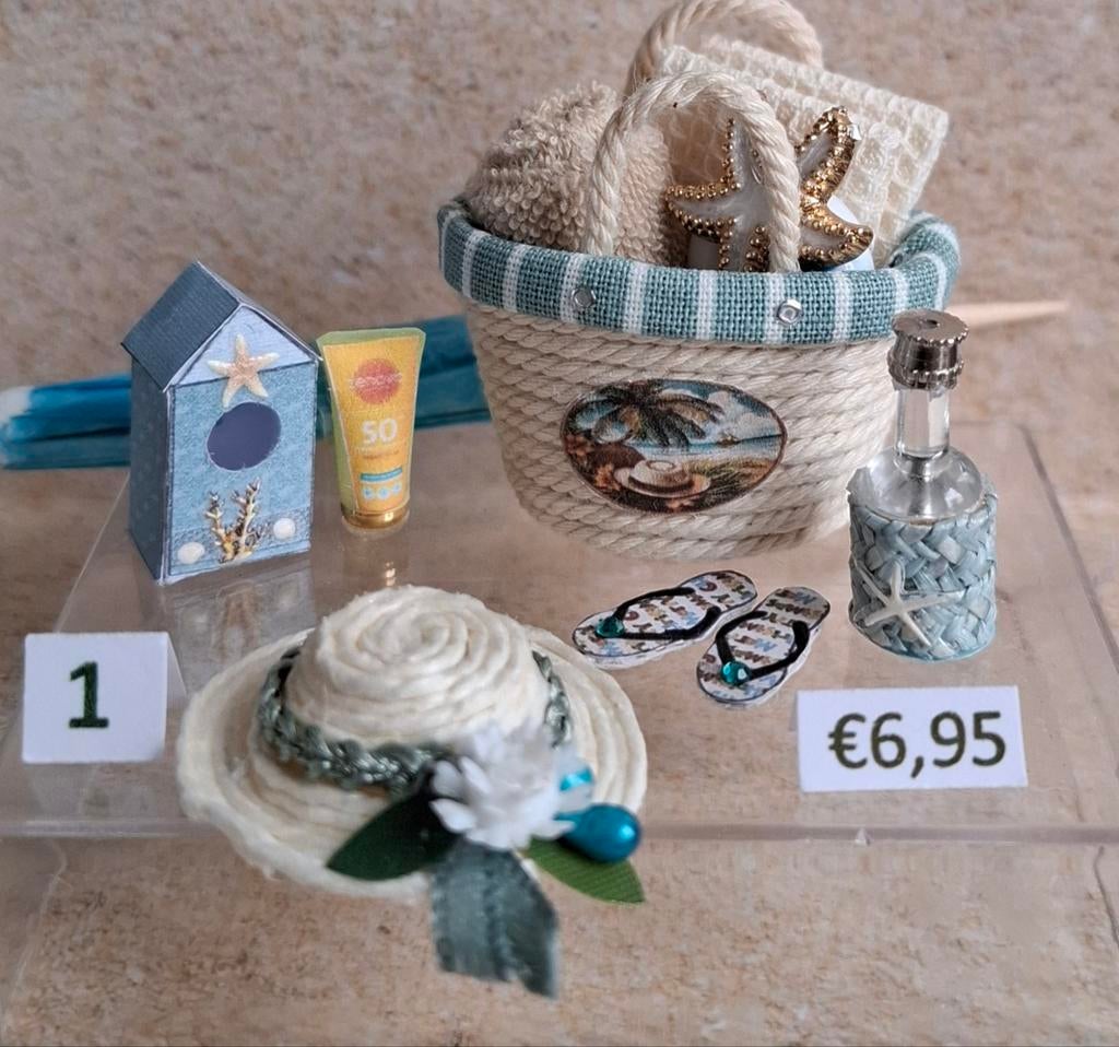 Strand setjes 1:12, Verzamelen, Ophalen of Verzenden, Nieuw, Poppenhuis