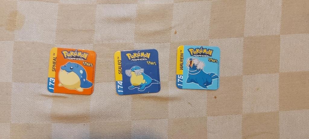 magneten speelgoed pokemon Spheal Sealeo Walrein 2003 staks, Ophalen of Verzenden, Nieuw, Overige merken