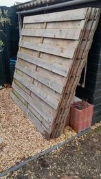 5x Schutting, Ophalen, Minder dan 3 meter, Hout, 1 tot 2 meter