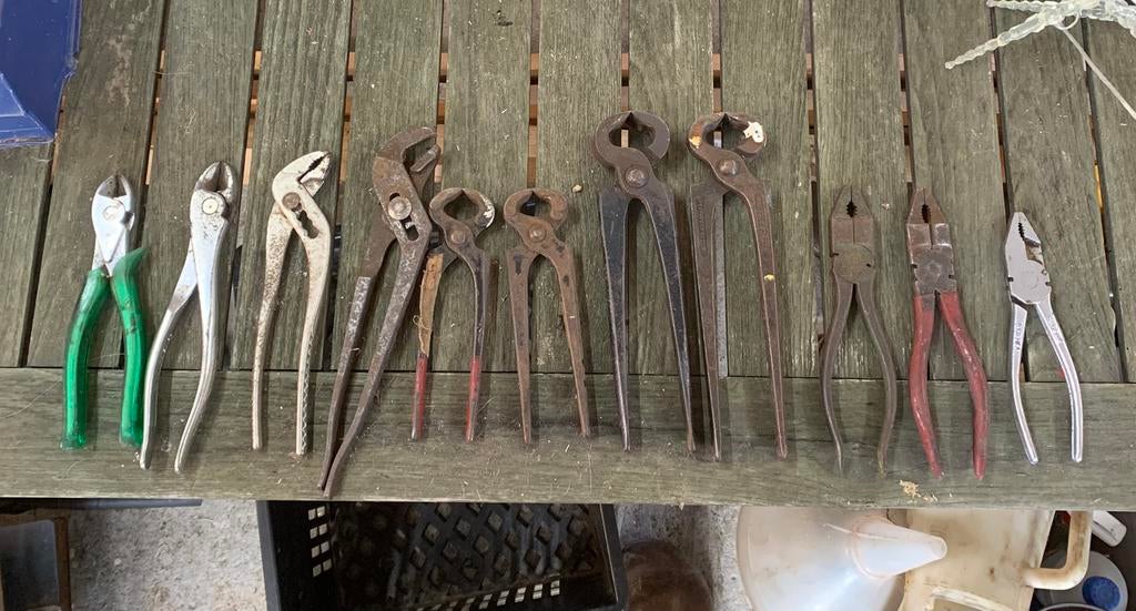 Diverse tangen, Ophalen