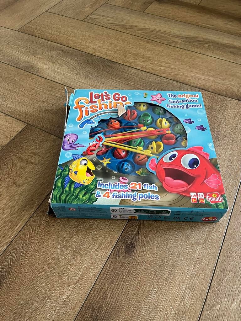 Let's Go Fishing Spel - Goliath, Ophalen of Verzenden, Gebruikt, Jongen of Meisje